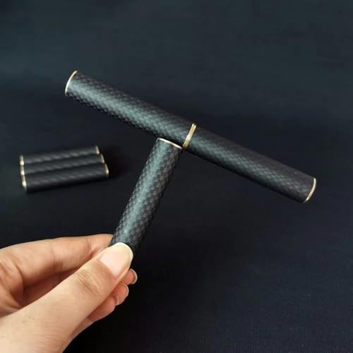 Magnetische Zappelstifte Spinner Spielzeug - Erwachsene Angst Stress Relief Dekompression Stick Carbon Fiber 3-Sectioned Fidget Stick Spielzeug - Tragbarer Zappelstift Magnetstäbchen für Büro und Reis von aiworth