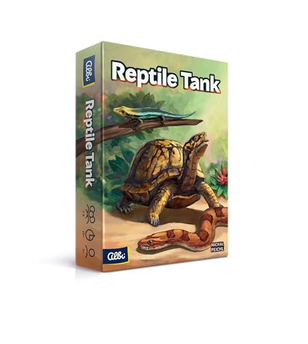 Albi Reptile Tank 55604 – Card Drafting Game | Build Your Own Terrarium with Reptiles and Amphibians | Family Game for 1–6 Players | Ages 8+ Albi Reptile Tank 55604 – Card Drafting Game | Build Your Own Terrarium with Reptiles and Amphibians | Family Game for 1–6 Players | Ages 8+ von albi