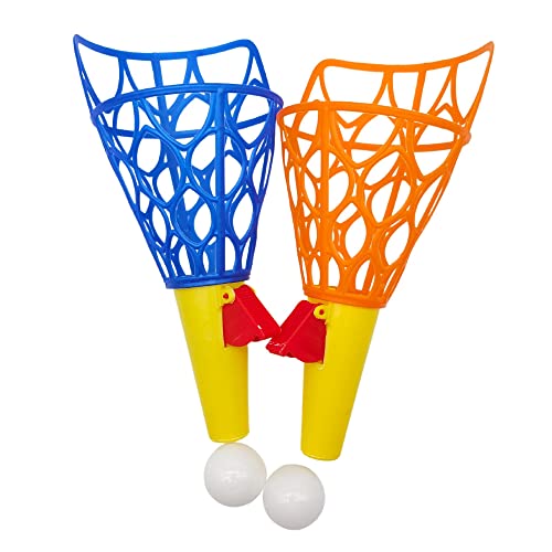 alldoro 60043 XXL-Fangballspiel, Set für 2 Kinder, 4 TLG mit Becher und Bällen, bunt, 26 cm, Kunststoff, Fang den Ball alldoro 60043 XXL-Fangballspiel, Set für 2 Kinder, 4 TLG mit Becher und Bällen, bunt, 26 cm, Kunststoff, Fang den Ball von alldoro