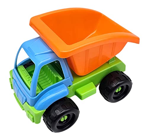 alldoro 60047 – Spielzeug LKW mit beweglicher Kippmulde für Kinder – bunt, aus Kunststoff – Kipplader 20 x 15 x 13,5 cm von alldoro