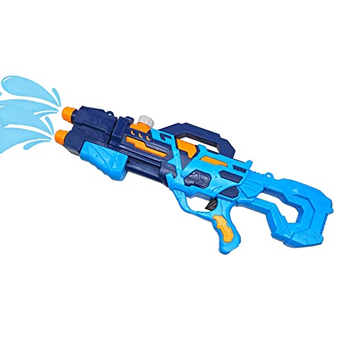 alldoro 60122 – Water Power Wasserpistole, Kunststoff, 60 cm, 530 ml, Reichweite bis 8 m, bunt mit Pumpgriff, Doppeldüse alldoro 60122 – Water Power Wasserpistole, Kunststoff, 60 cm, 530 ml, Reichweite bis 8 m, bunt mit Pumpgriff, Doppeldüse von alldoro