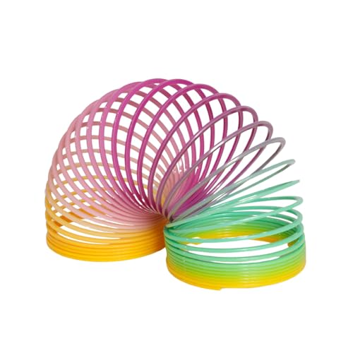 alldoro 60336 Treppenläufer, Kunststoff, Spiralhüpfer, Fingerspielzeug für Kinder ab 3 Jahren, 7 cm Durchmesser, Regenbogenspirale bunt alldoro 60336 Treppenläufer, Kunststoff, Spiralhüpfer, Fingerspielzeug für Kinder ab 3 Jahren, 7 cm Durchmesser, Regenbogenspirale bunt von alldoro