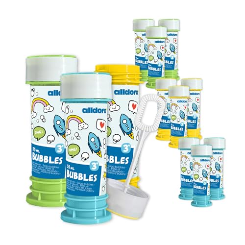 alldoro 63072 Seifenblasen 12er Set, mit Labyrinth-Spiel & Pustestäbchen, Gastgeschenk oder Mitbringsel für Kindergeburtstag, Party & Hochzeit alldoro 63072 Seifenblasen 12er Set, mit Labyrinth-Spiel & Pustestäbchen, Gastgeschenk oder Mitbringsel für Kindergeburtstag, Party & Hochzeit von alldoro