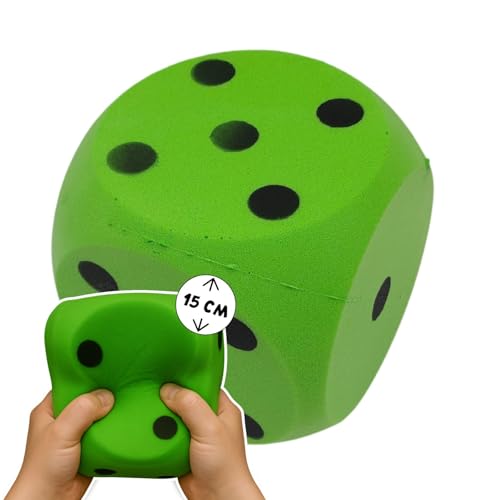 alldoro 63107 XXL Schaumstoff-Würfel Grün, 15 x 15 cm, großer Soft-Spielwürfel, weich & leise, Spielen & Lernen, indoor & outdoor alldoro 63107 XXL Schaumstoff-Würfel Grün, 15 x 15 cm, großer Soft-Spielwürfel, weich & leise, Spielen & Lernen, indoor & outdoor von alldoro