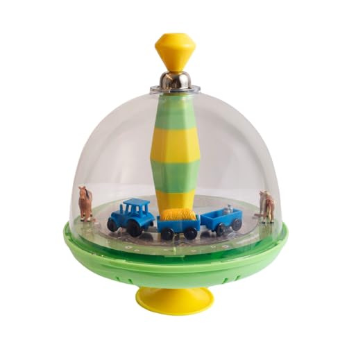 alldoro 68020 Kreisel mit Bauernhof-Motiv und Sound, Kunststoff - Pumpkreisel-Spielzeug für Kinder ab 18 Monaten, batteriebetrieben, 19 cm, bunt alldoro 68020 Kreisel mit Bauernhof-Motiv und Sound, Kunststoff - Pumpkreisel-Spielzeug für Kinder ab 18 Monaten, batteriebetrieben, 19 cm, bunt von alldoro