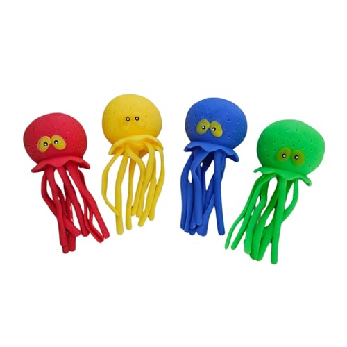 alldoro 68990 Splashing Oktopus 12er Set, Wasserspritztiere aus TPR mit Schwammkern, für Kinder ab 6 Jahren, für Garten und Badewanne, bunt, 16 cm alldoro 68990 Splashing Oktopus 12er Set, Wasserspritztiere aus TPR mit Schwammkern, für Kinder ab 6 Jahren, für Garten und Badewanne, bunt, 16 cm von alldoro