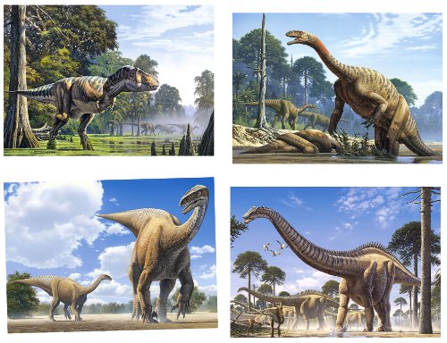 alles-meine.de GmbH 1 Stück: Mini Puzzle/Minipuzzle 120 Teile - Dinosaurier/Dinos - für Kinder Kinderpuzzle Minipuzzles Tyrannosauris Rex Langhals Dino Urzeit für Jungen von alles-meine.de GmbH