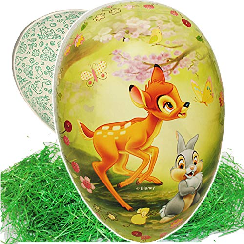 alles-meine.de GmbH 10 Stück Ostereier/Eier + Ostergras - zum Befüllen Größe & Anzahl frei wählbar 9 bis 36 cm - Bambi - Hase Klopfer - Füll - Pappei - Deko Pappe Papp Pa.. von alles-meine.de GmbH