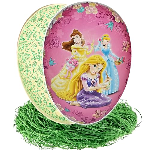 alles-meine.de GmbH 10 Stück Ostereier/Eier + Ostergras - zum Befüllen Größe & Anzahl frei wählbar 9 bis 36 cm - Prinzessin - Füll - Pappei - Deko Pappe Papp Pappeier Dek.. von alles-meine.de GmbH