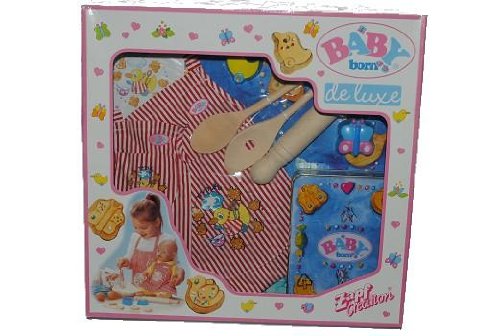 10 TLG. Set Baby Born Kochset mit Backzubehör Kochen Backen Kleidung Bekleidung von alles-meine.de GmbH