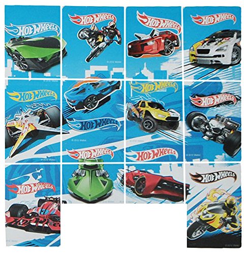 12 TLG. Set Sticker/Aufkleber - Hot Wheels - selbstklebend - für Jungen Auto Motorrad Wheel Fahrzeuge Stickerset Kinder - z.B. für Stickeralbum/Autos Renn.. von alles-meine.de GmbH