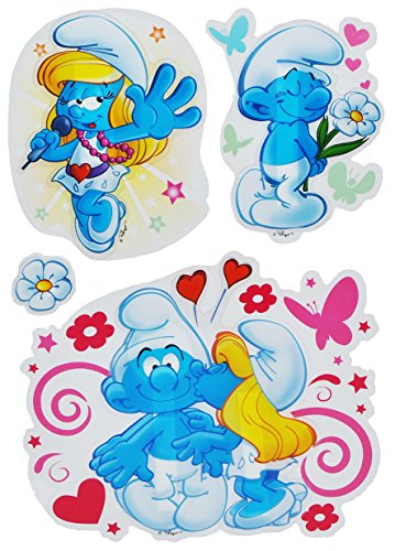 alles-meine.de GmbH 4 TLG. Set 3-D ! Wandtattoo/Fensterbild - die Schlümpfe mit Schlumpfine - Schlumpf - Folie selbstklebend - beschichtet und wasserabweisend - Wandsticker Sti.. alles-meine.de GmbH 4 TLG. Set 3-D ! Wandtattoo/Fensterbild - die Schlümpfe mit Schlumpfine - Schlumpf - Folie selbstklebend - beschichtet und wasserabweisend - Wandsticker Sti.. von alles-meine.de GmbH