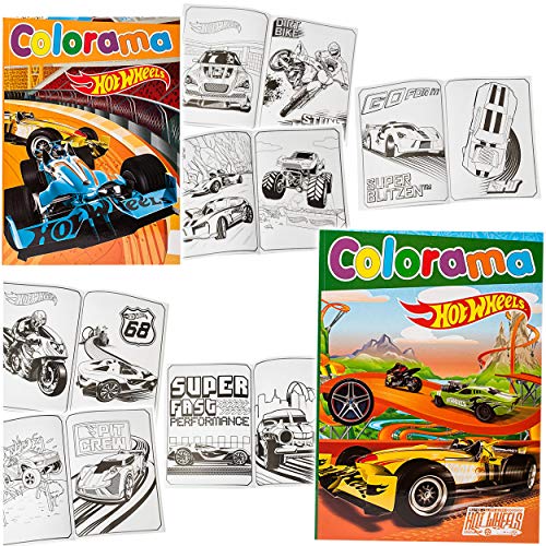 48 Seiten großes XL Malbuch - A4 - kompatibel mit Hot Wheels - Auto - Jungen - Dickes Kindermalbuch - für Stifte & Wassermalfarben - Bastelbuch - große & kl.. von alles-meine.de GmbH