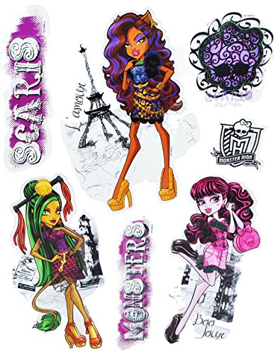 alles-meine.de GmbH 7 TLG. Set 3-D ! Wandtattoo/Fensterbild - Monster High - Folie selbstklebend - beschichtet und wasserabweisend - Wandsticker Sticker Aufkleber - wasserfest .. von alles-meine.de GmbH