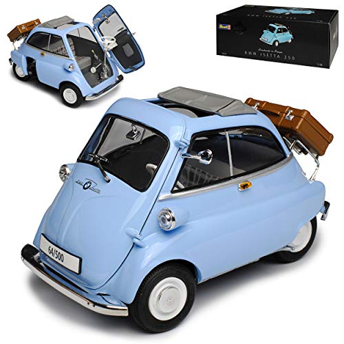 B*M*W Isetta 250 Blau 1955-1962 08520 limitiert 500 Stück 1/18 Revell Modell Auto mit individiuellem Wunschkennzeichen von alles-meine.de GmbH