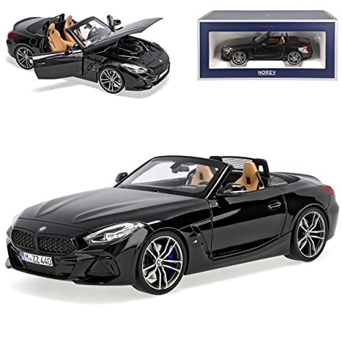 B*M*W Z4 G29 Cabrio Schwarz Metallic Ab 2018 1/18 Norev Modell Auto mit individiuellem Wunschkennzeichen von alles-meine.de GmbH