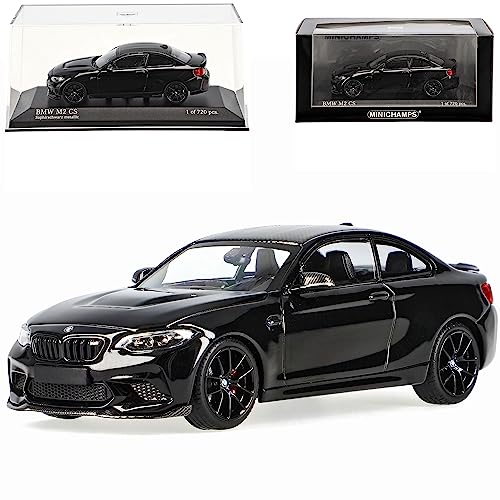 alles-meine.de GmbH B*M*W 2er F22 M2 CS Competition Coupe Schwarz mit schwarzen Felgen Modell 2013-2021 Version Ab 2020 limitiert 1 von 720 Stück 1/43 Minichamps Modell Auto mit .. von alles-meine.de GmbH