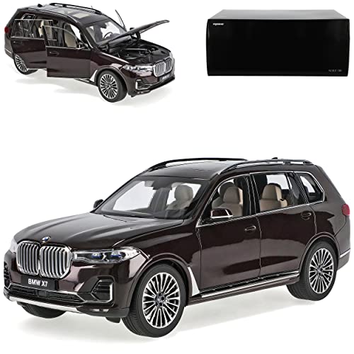 alles-meine.de GmbH B-M-W X7 G07 SUV Ametrin Metallic Braun Ab 2019 08951AM 1/18 Kyosho Modell Auto mit individiuellem Wunschkennzeichen von alles-meine.de GmbH