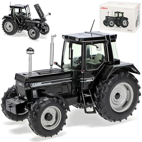 Case IHC 1455 XL Schwarz Traktor 1/32 Schuco Modell Auto mit individiuellem Wunschkennzeichen von alles-meine.de GmbH