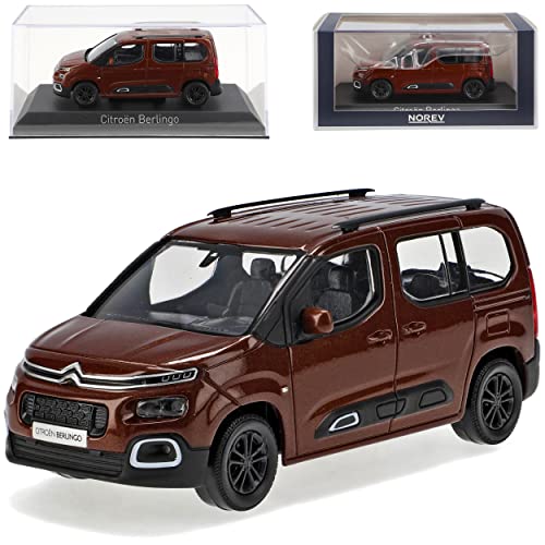 Citroen Berlingo III Copper Braun Metallic 3. Generation Ab 2018 1/43 Norev Modell Auto mit individiuellem Wunschkennzeichen von alles-meine.de GmbH