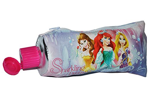 Coole Federmappe/Stiftemappe als Tube incl. Spitzer - Princess & Rapunzel - Schlamper Etui Kinder Federtasche Schlamperrolle - Mädchen - Belle Arielle P.. von alles-meine.de GmbH