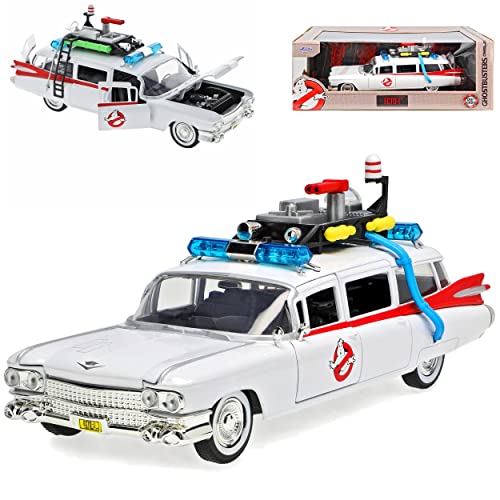 alles-meine.de GmbH Ecto-1 Gostbusters 1959 1/24 Jada Modell Auto mit individiuellem Wunschkennzeichen von alles-meine.de GmbH