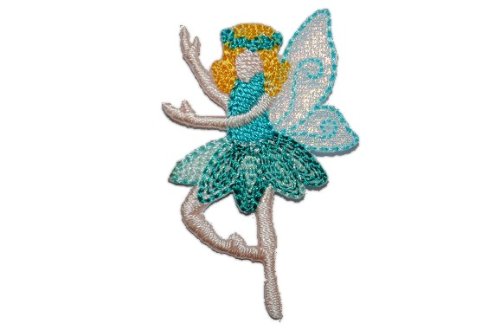 Fee Ballerina 3,4 cm * 5,2 cm Bügelbild Aufnäher Applikation Ballett Tänzerin von alles-meine.de GmbH