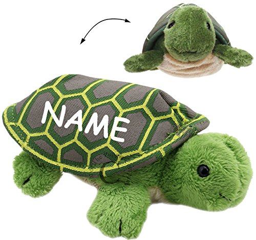 alles-meine.de GmbH Fingerpuppe - lustige Schildkröte - incl. Name - Fingertiere/Fingerspielpuppe - Handpuppe/Handspielpuppe - Plüsch - Schildkröten/Wasserschildkröte -.. von alles-meine.de GmbH