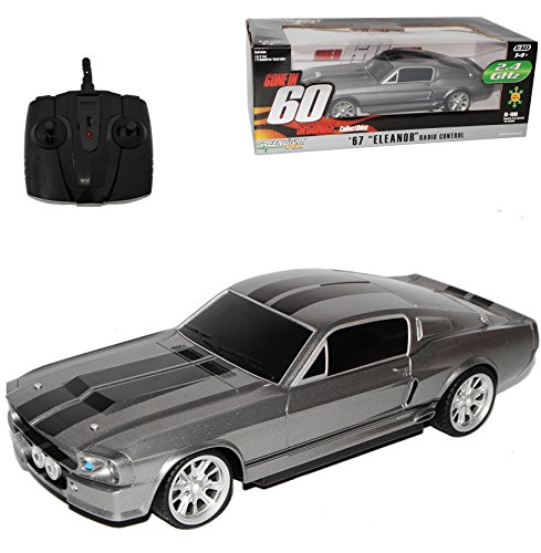 Greenlight Ford Shelby Mustang GT500 Eleanor Nur Noch 60 Sekunden RC Funkauto 1/18 Modell Auto mit individiuellem Wunschkennzeichen von alles-meine.de GmbH