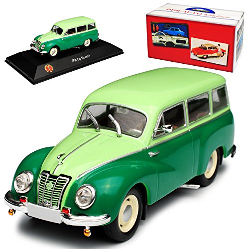 Atlas IFA F9 Kombi Grün EMW 309 Grün Kombi 1950-1956 DDR 1/43 Modell Auto von Atlas