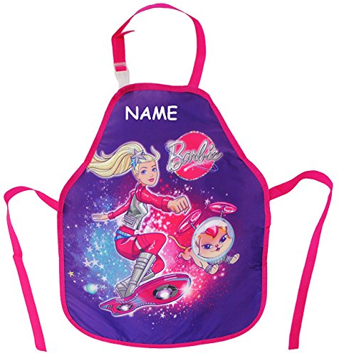 Kinderschürze - Barbie - Starlight Adventure - incl. Name - größenverstellbar - Schürze/beschichtet - für Mädchen - Mädchenschürze - malen kneten Kochen.. Kinderschürze - Barbie - Starlight Adventure - incl. Name - größenverstellbar - Schürze/beschichtet - für Mädchen - Mädchenschürze - malen kneten Kochen.. von alles-meine.de GmbH