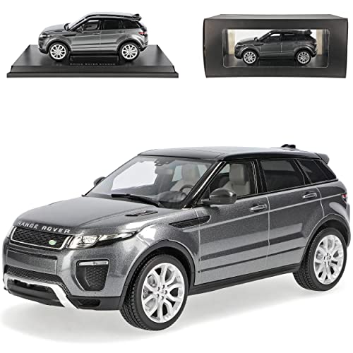 alles-meine.de GmbH Land R*o*v*e*r Range R*o*v*e*r Evoque L538 Grau mit Schwarz 5 Türer 1. Generation 2011-2018 1/18 Kyosho Modell Auto mit individiuellem Wunschkennzeichen von alles-meine.de GmbH