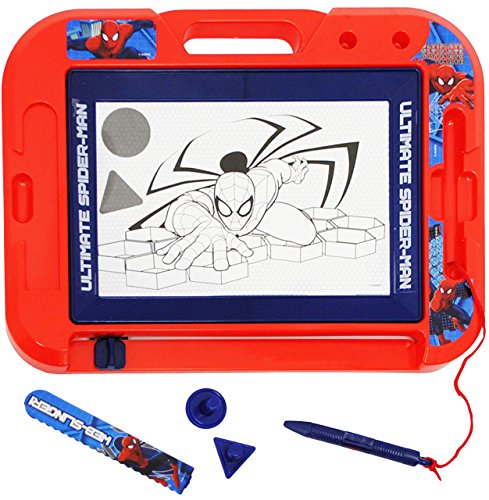 Magic - Zaubertafel/magische Maltafel - Ultimate Spiderman - incl. 2 Stempel - magnetische Zeichentafel - Magnet Tafel - Kinder/wisch & Weg - Zauberze.. von alles-meine.de GmbH