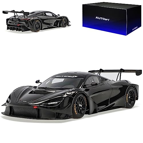 alles-meine.de GmbH McLaren 720S GT3 Coupe Schwarz 2019 81941 1/18 AutoArt Modell Auto mit individiuellem Wunschkennzeichen von alles-meine.de GmbH