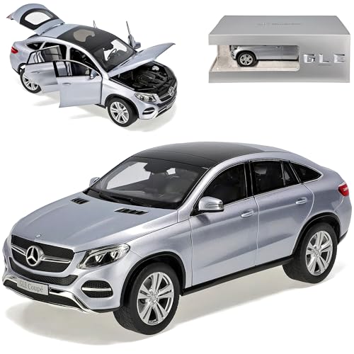 Mercedes-B GLE-Klasse Coupe Silber Ab 2015 1/18 Norev Modell Auto mit individiuellem Wunschkennzeichen von alles-meine.de GmbH