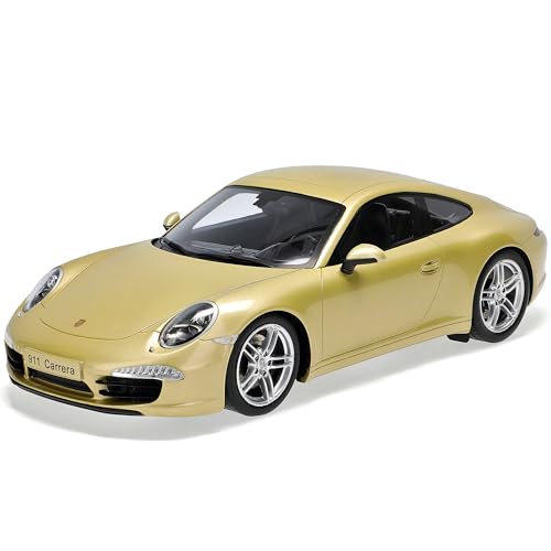 Porsche 911 991 Carrera Gelb Gold Lime Metallic Ab 2011 1/18 Spark Modell Auto mit individiuellem Wunschkennzeichen von alles-meine.de GmbH