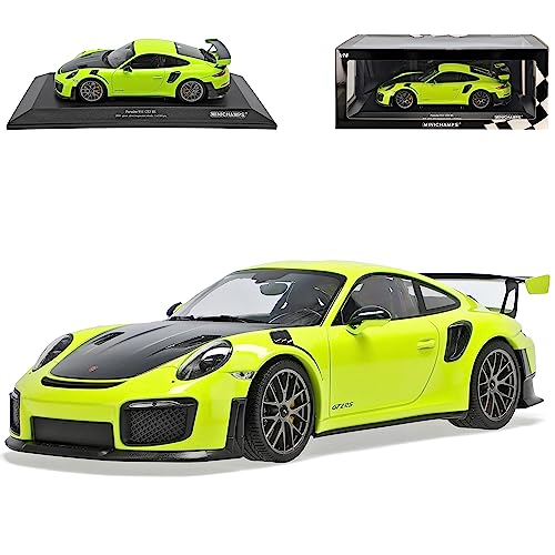 alles-meine.de GmbH Porsche 911 991 II GT2 RS Coupe Grün mit Silber Magnesium Felgen Modell 2011-2019 Version Ab 2015 limitiert 504 Stück 1/18 Minichamps Modell Auto mit individi.. von alles-meine.de GmbH