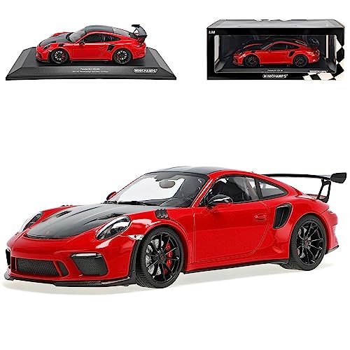 alles-meine.de GmbH Porsche 911 991 II GT3 RS Coupe Rot Weissach Package Schwarze Felgen Modell 2011-2019 Version Ab 2015 limitiert 402 Stück 1/18 Minichamps Modell Auto mit Indi.. von alles-meine.de GmbH