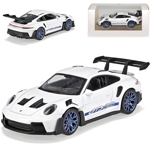 Porsche 911 992 GT3 RS Coupe Weiss mit Blau und Schwarz Neue Generation Ab 2019 Version Ab 2022 1/43 Norev Modell Auto mit individiuellem Wunschkennzeichen Porsche 911 992 GT3 RS Coupe Weiss mit Blau und Schwarz Neue Generation Ab 2019 Version Ab 2022 1/43 Norev Modell Auto mit individiuellem Wunschkennzeichen von alles-meine.de GmbH