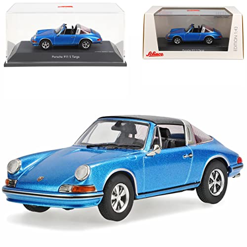 Porsche 911 S Urmodell Targa Cabrio Blau 1963-1973 1/43 Schuco Modell Auto mit individiuellem Wunschkennzeichen von alles-meine.de GmbH