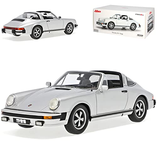 Porsche 911 Urmodell Targa Silber 1963-1973 1/18 Schuco Modell Auto mit individiuellem Wunschkennzeichen von alles-meine.de GmbH