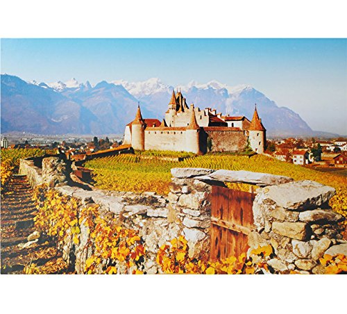 Puzzle 1000 Teile - Schloß Aigle - Adlerburg/Schweiz - Foto - Kanton Waadt - Alpen/Gebirge/See Gebirge Berg Idylle Wald Natur Landschaft/Panoramapu.. Puzzle 1000 Teile - Schloß Aigle - Adlerburg/Schweiz - Foto - Kanton Waadt - Alpen/Gebirge/See Gebirge Berg Idylle Wald Natur Landschaft/Panoramapu.. von alles-meine.de GmbH