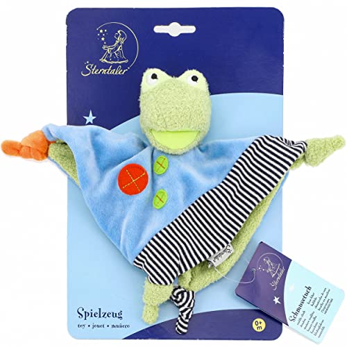 Schmusetuch - Kuscheltuch - Kleiner Frosch - kompatibel zu Sterntaler - Plüschtier Kuscheltier - Baby Kleinkinder Kinder Schmusetier - Kuschelkissen ab Geburt.. von alles-meine.de GmbH