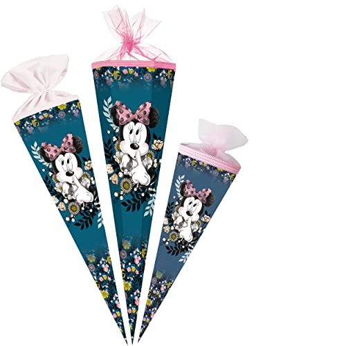 alles-meine.de GmbH Schultüte - - Minnie Mouse 35-85 cm Größe wählbar Zuckertüte - Tüllabschluß/Filzabschluß - eckig/rund - Mädchen - klein & groß - Geschenktüte - Sc.. von alles-meine.de GmbH