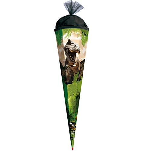 Schultüte - Tyrannsosaurus Rex - Dinosaurier - 22-100 cm - Größe wählbar - rund - mit Tüllabschluß - Zuckertüte - mit/ohne Holzspitze - Roth - Jungen .. Schultüte - Tyrannsosaurus Rex - Dinosaurier - 22-100 cm - Größe wählbar - rund - mit Tüllabschluß - Zuckertüte - mit/ohne Holzspitze - Roth - Jungen .. von alles-meine.de GmbH
