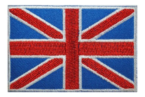 Union Jack 8,6 cm * 5,8 cm Bügelbild Aufnäher Applikation Fahne Wappen Flagge von alles-meine.de GmbH