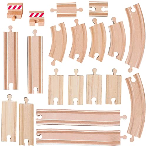 XL - Holz - Schienenset - für Eisenbahn/Holzeisenbahn - passend für alle Schienen-Systeme & Straßen - z.B. Brio/Heros/Eichhorn/IKEA/Woody/Bigjigs .. XL - Holz - Schienenset - für Eisenbahn/Holzeisenbahn - passend für alle Schienen-Systeme & Straßen - z.B. Brio/Heros/Eichhorn/IKEA/Woody/Bigjigs .. von alles-meine.de GmbH