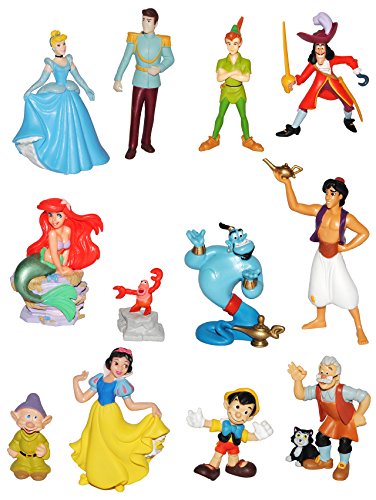 alles-meine.de GmbH 1 Paar: Figuren/Sammelfiguren - Disne. Prinzessin/Filme - aus Schneewittchen/Cinderella/Pinocchio/Arielle/Aladdin u. die Wunderlampe/Peter Pan -.. von alles-meine.de GmbH