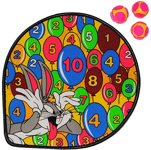 alles-meine.de GmbH 1 Set: Dart Spiel - Dartscheibe incl. 3 Klettbälle - Looney Tunes - Wurfspiel für Kinder & Erwachsene - OHNE Spitze - drinnen und draußen Spiel Dartspiel .. von alles-meine.de GmbH