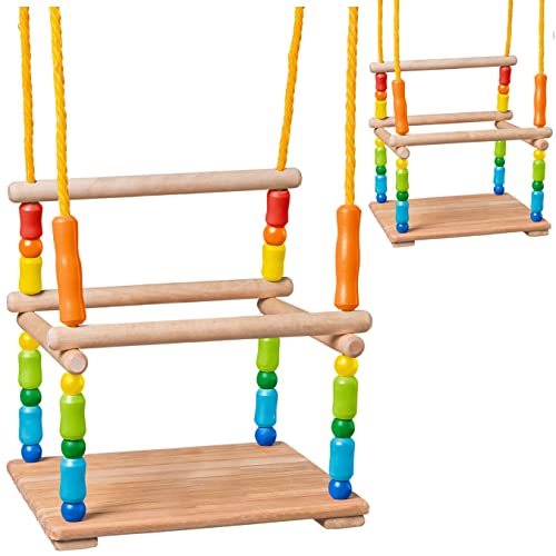 alles-meine.de GmbH 1 Stück Kinderschaukel/Schaukel aus Holz + Türreck - Gitterschaukel - mitwachsend & verstellbar - Leichter Einstieg ! - Babyschaukel - Kleinkindschaukel v.. alles-meine.de GmbH 1 Stück Kinderschaukel/Schaukel aus Holz + Türreck - Gitterschaukel - mitwachsend & verstellbar - Leichter Einstieg ! - Babyschaukel - Kleinkindschaukel v.. von alles-meine.de GmbH